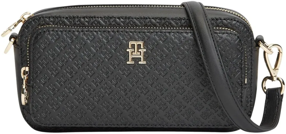 Tommy Hilfiger Daily Camera Bag tracolla donna nera mono