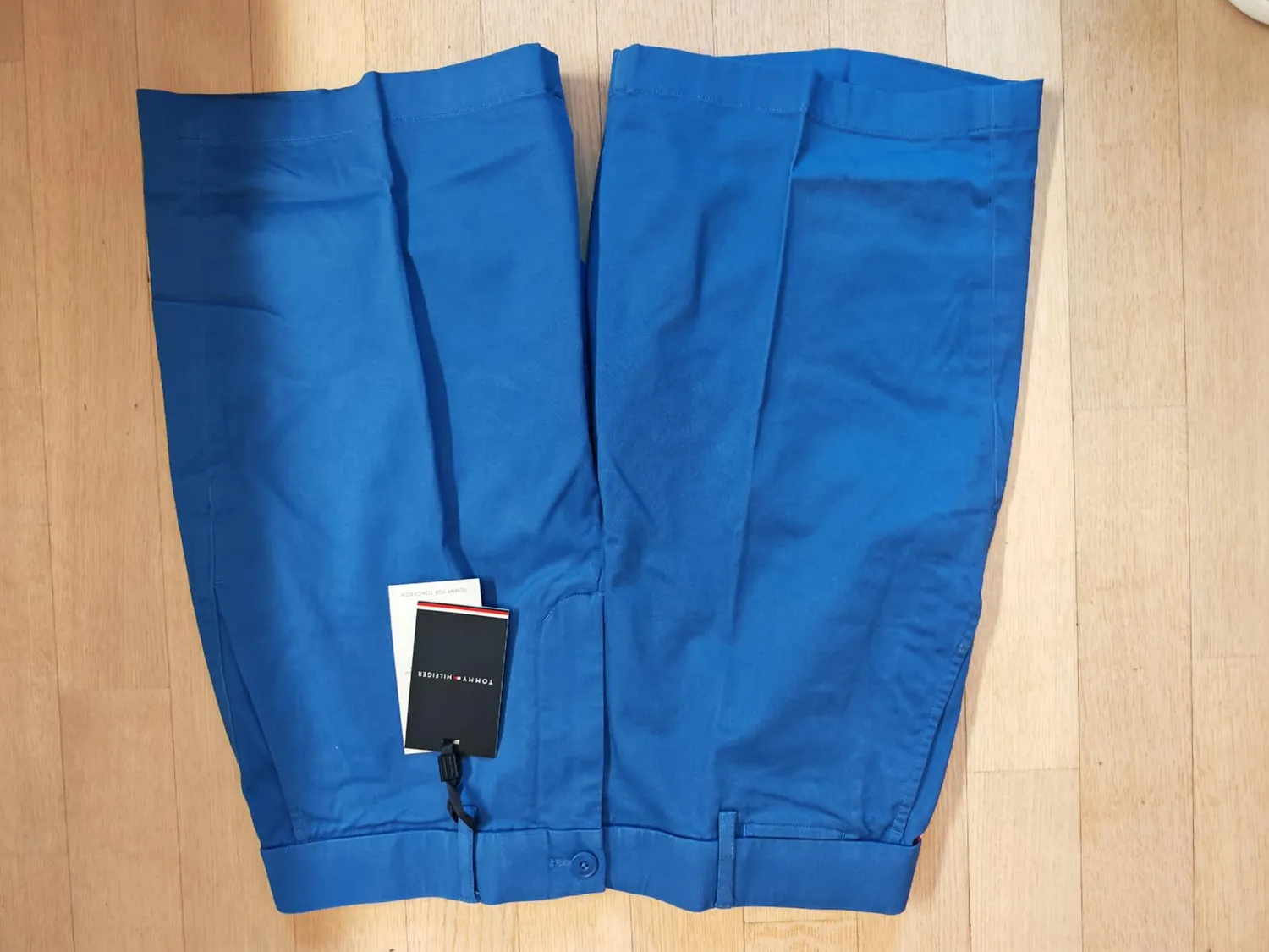 Tommy Hilfiger Harlem MW0MW42294 shorts chino uomo cotone blu