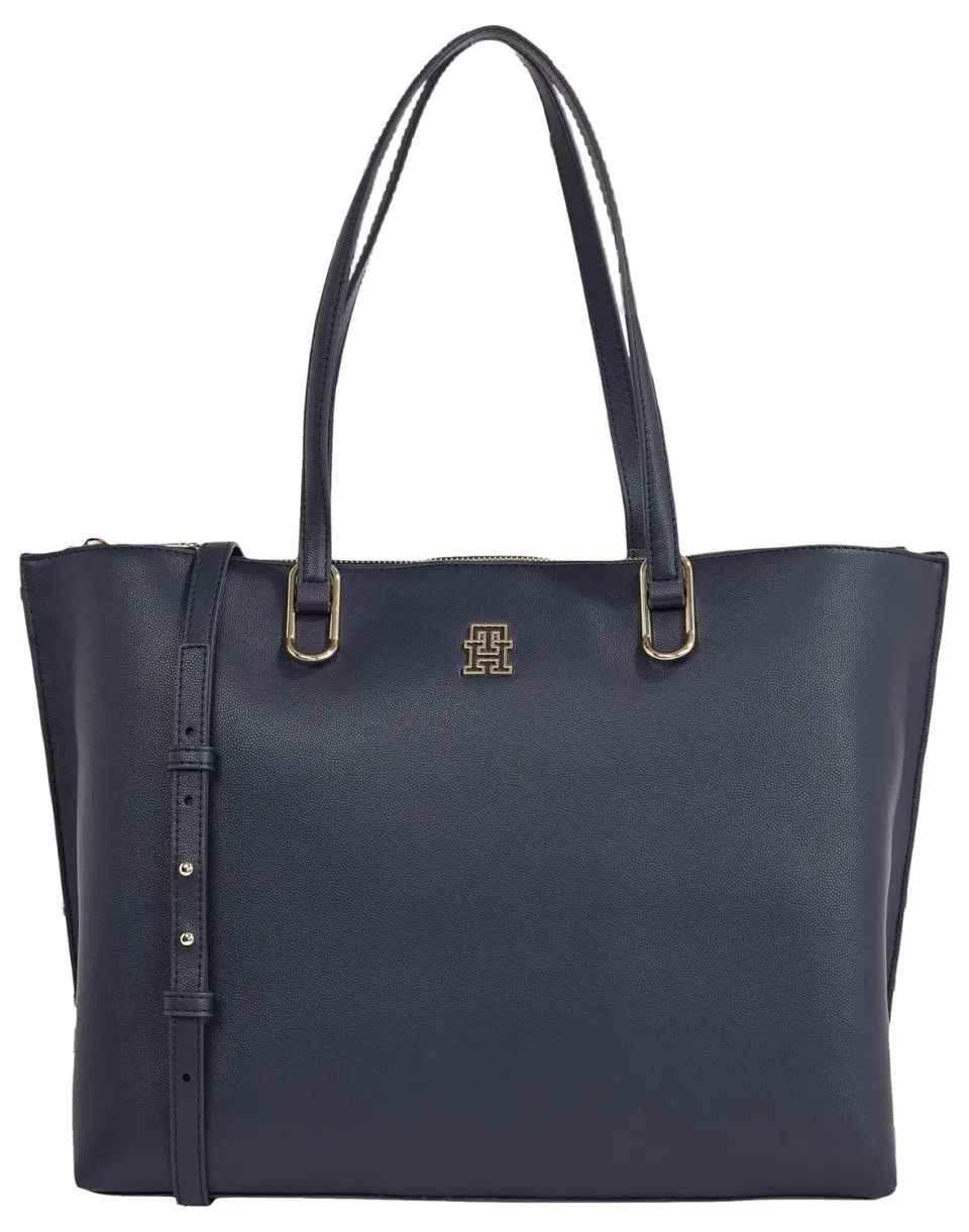 Tommy Hilfiger TH Timeless Workbag borsa tracolla blu
