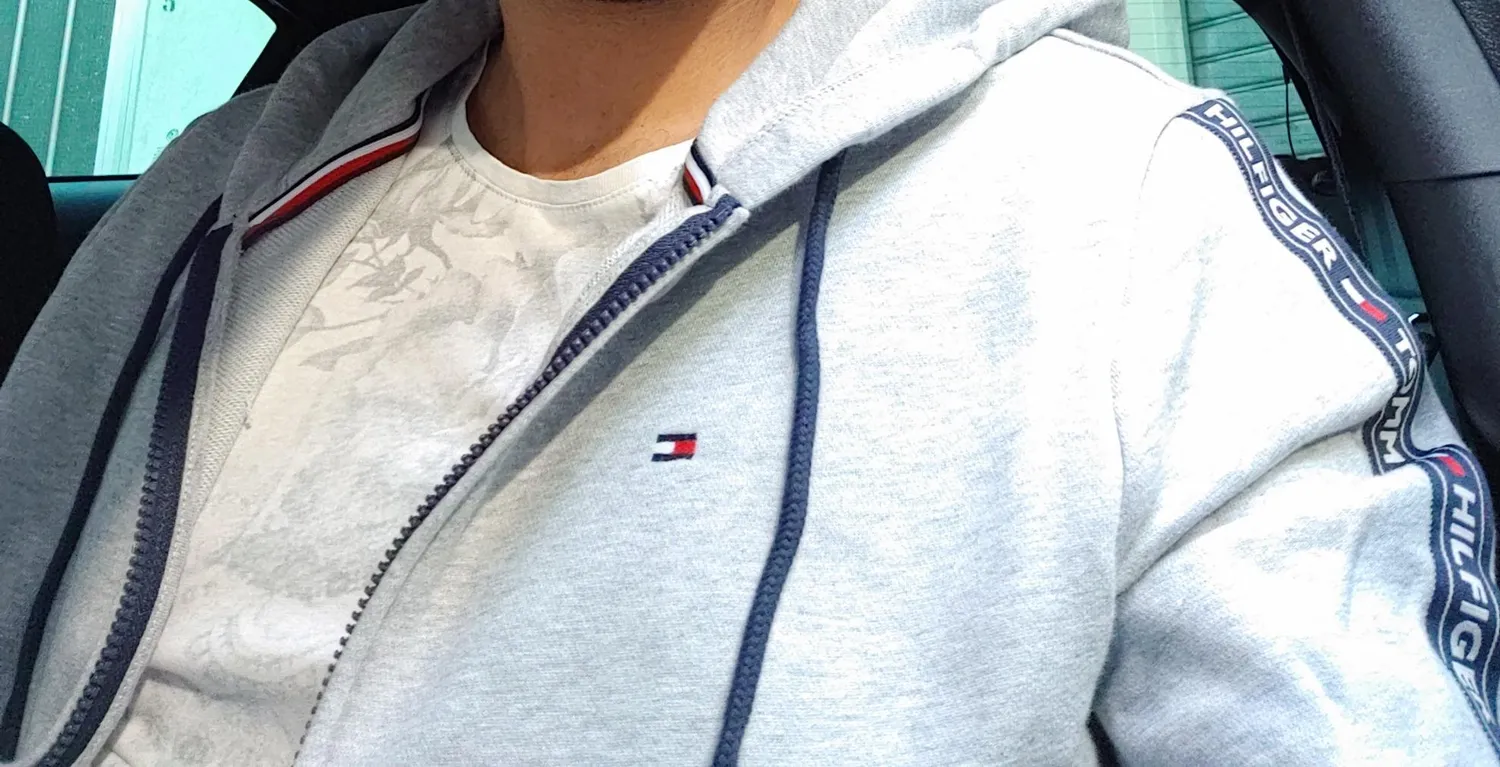 Tommy Hilfiger Cerniera felpa uomo cappuccio zip intera