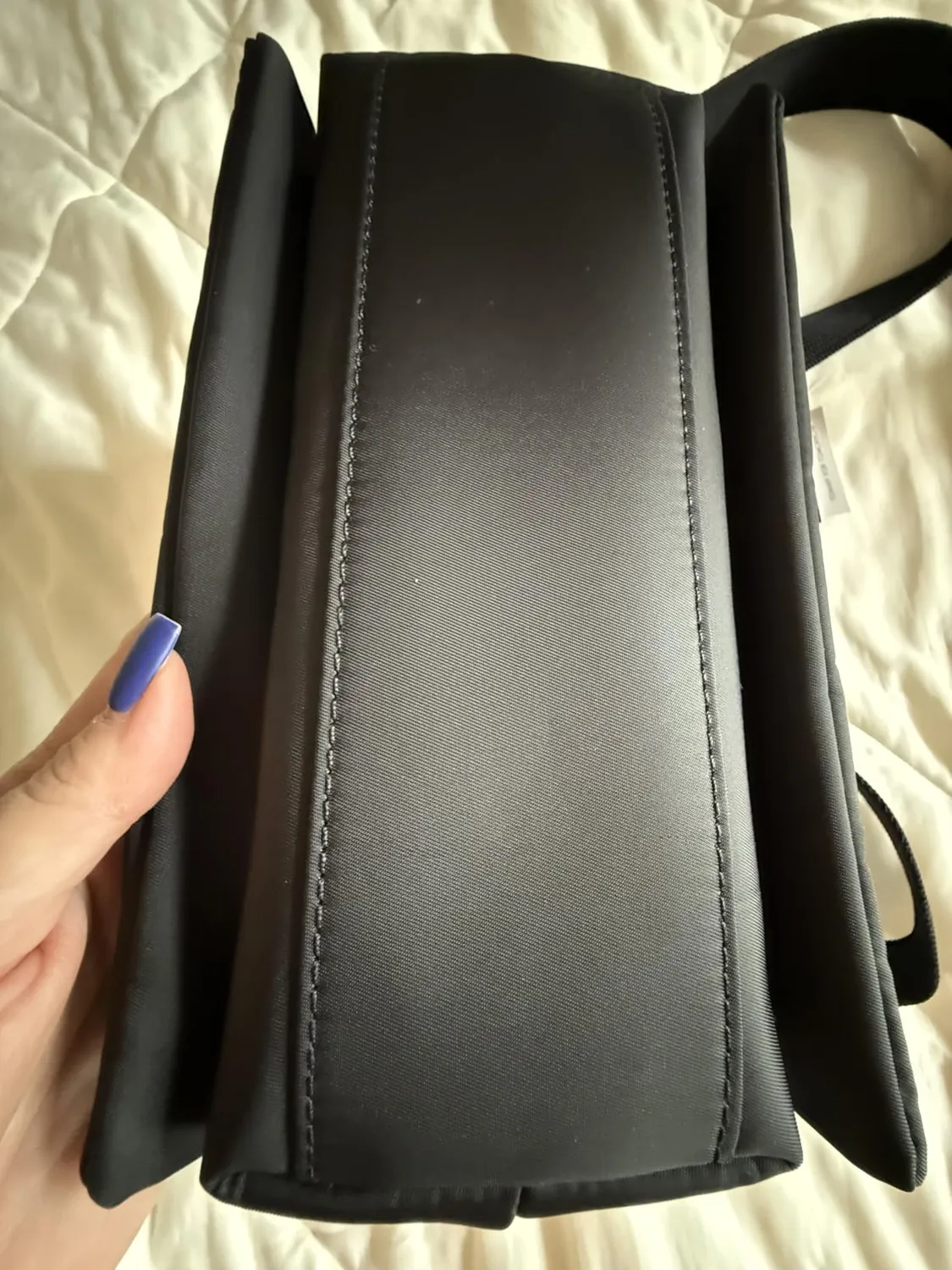 Tommy Hilfiger TH Her Med Satchel Nylon borsa nera