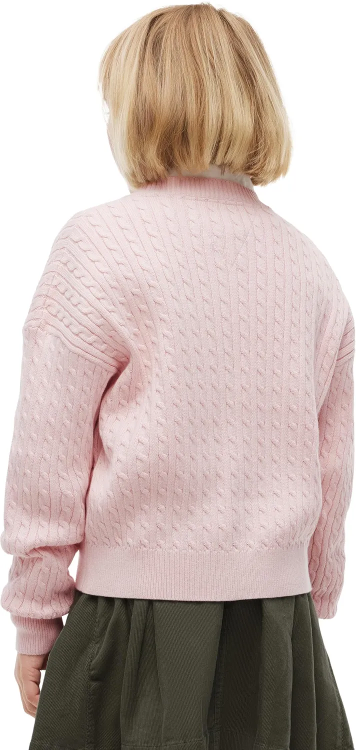 Tommy Hilfiger Cable KG0KG09076 cardigan bambina 14 anni trecce