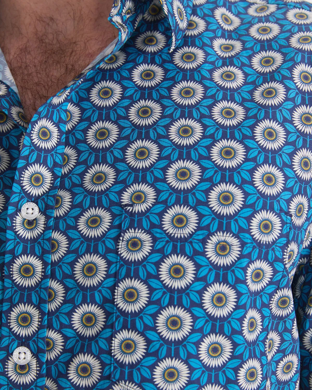 Sportscraft Walter camicia manica corta stampa Liberty