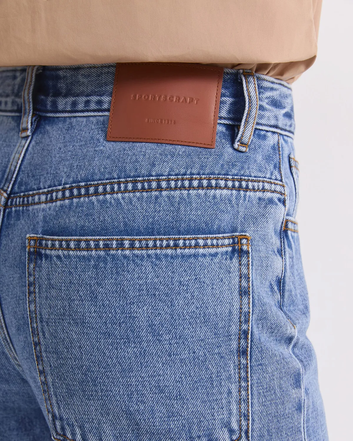 Sportscraft Simmi jeans donna dritti vita alta blu
