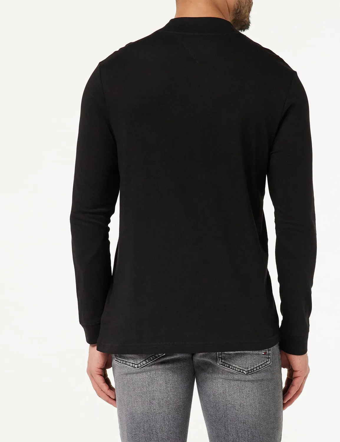 Tommy Hilfiger Multi Placement Mock maglia uomo manica lunga giroalto