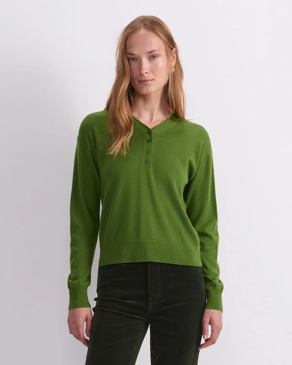 Sportscraft Francis Henley lana merino unisex