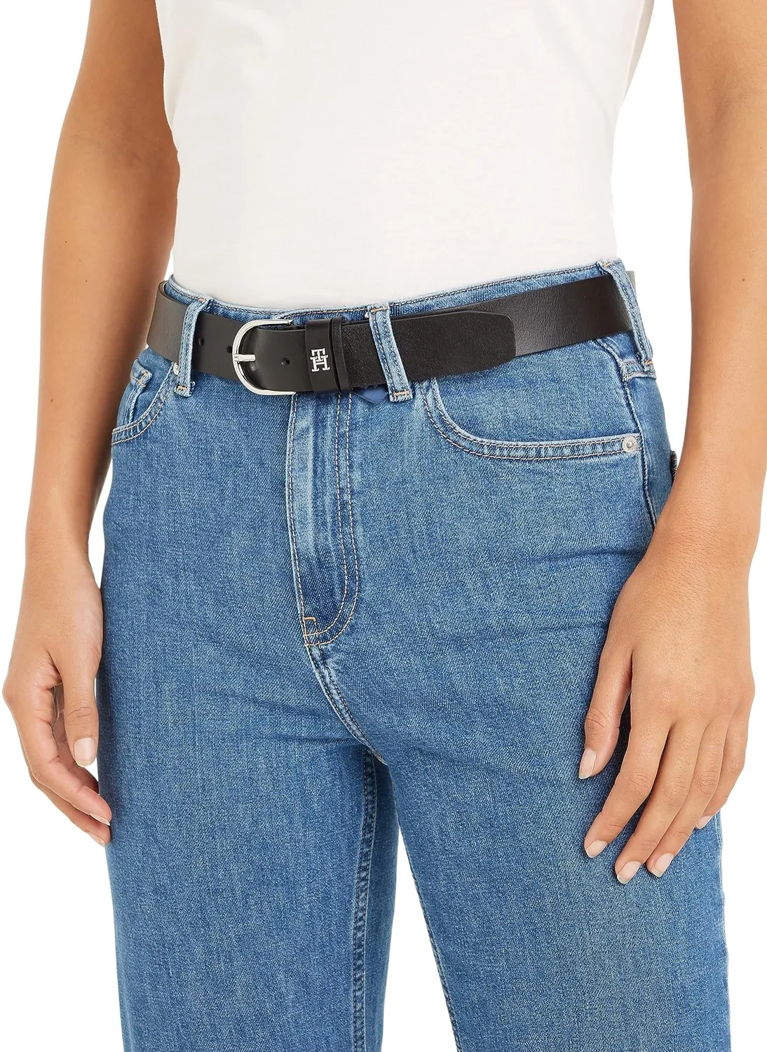 Tommy Hilfiger Th Timeless 3.5 AW0AW14941 cintura donna pelle
