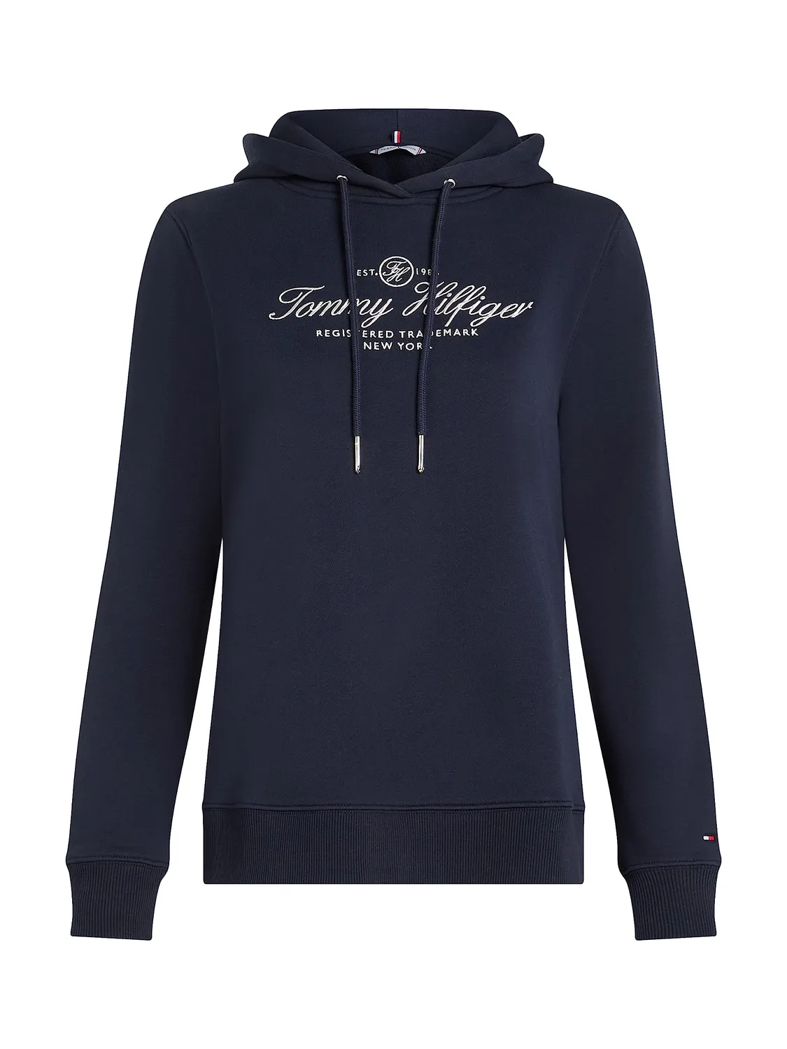 Tommy Hilfiger Script WW0WW40291 felpa donna blu