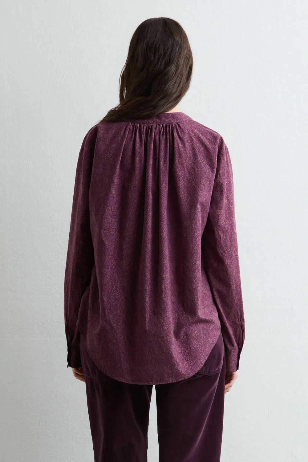 Massimo Alba YVONNE camicia rossa coreana cotone cashmere
