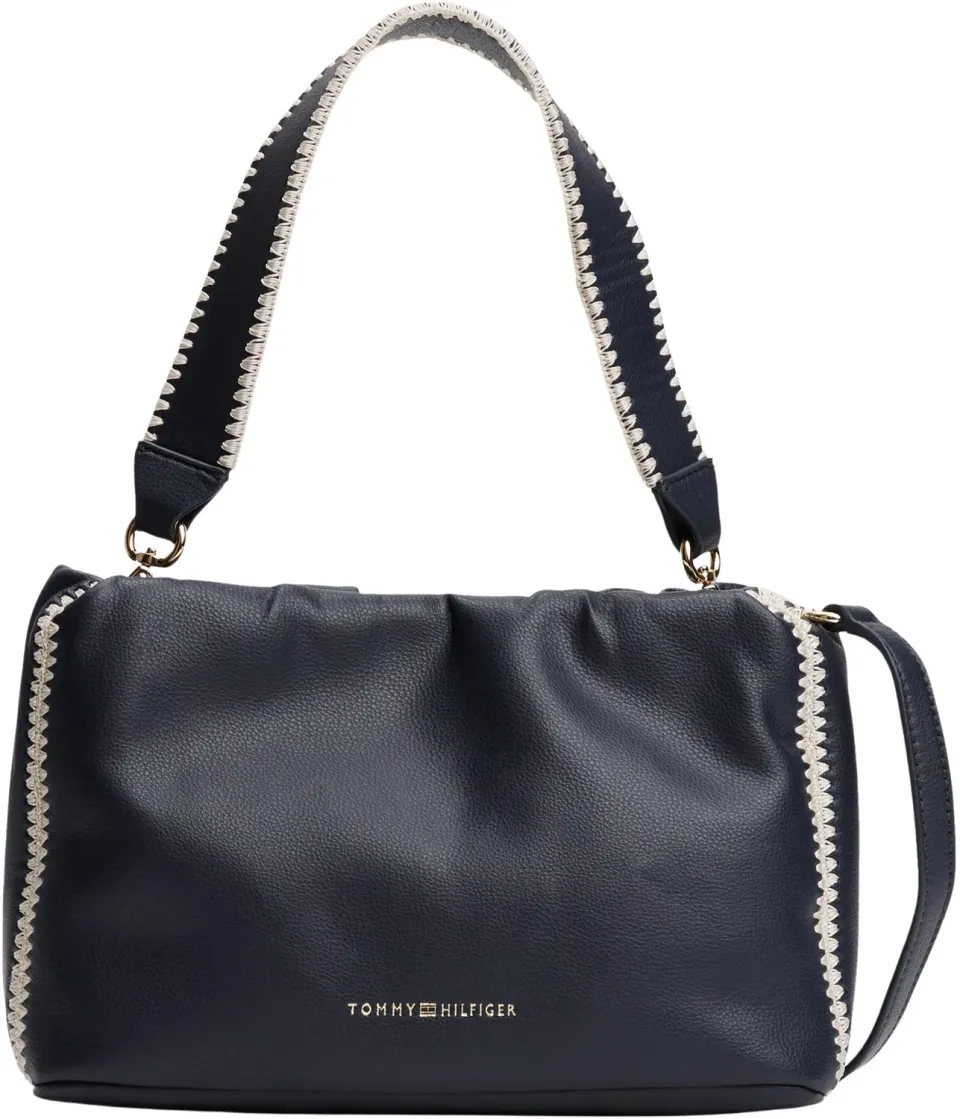Tommy Hilfiger Soft Summer Mini Bucket borsa donna blu