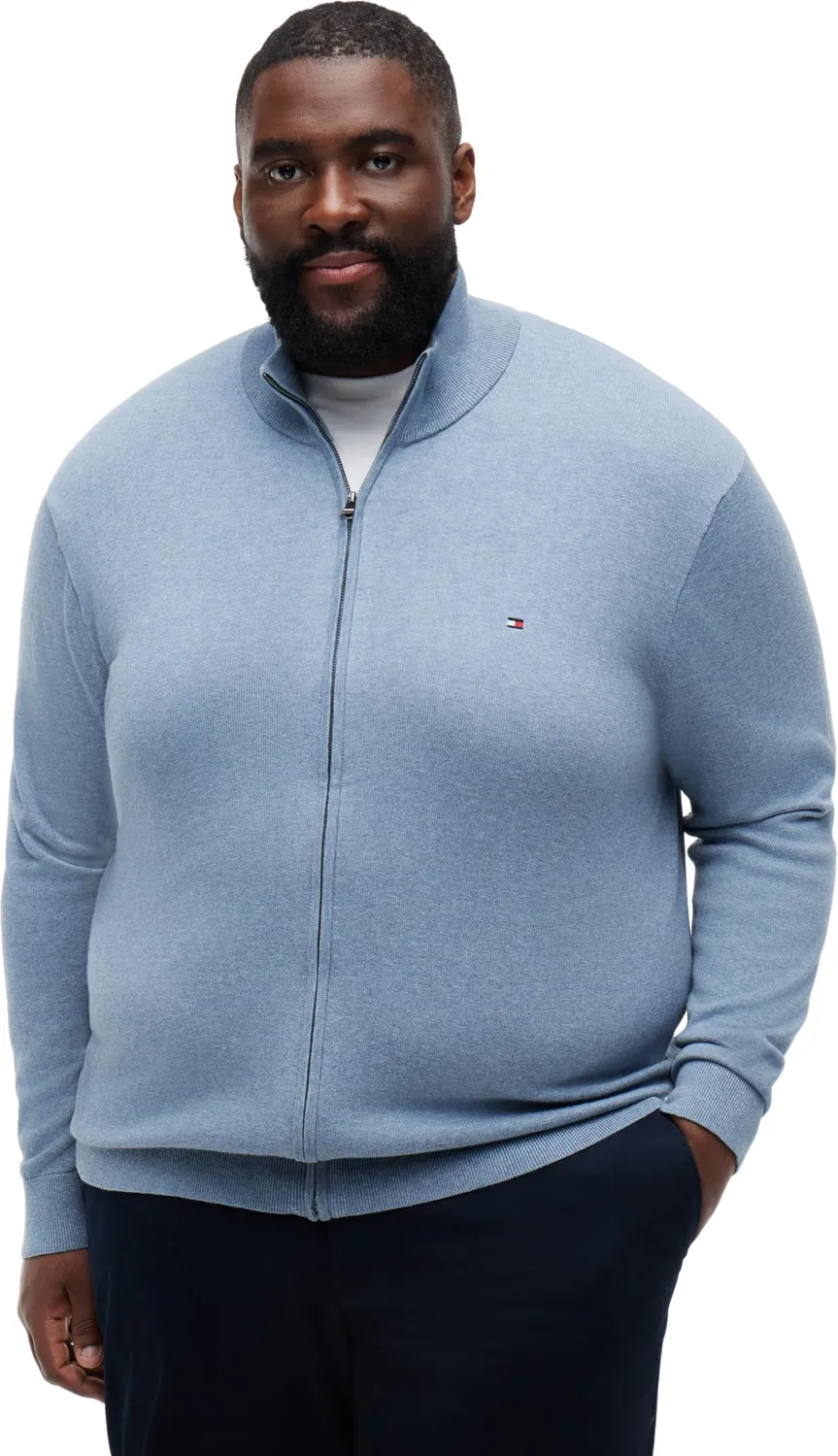 Tommy Hilfiger BT-Essential Cotton MW0MW39109 maglione zip nero XXL