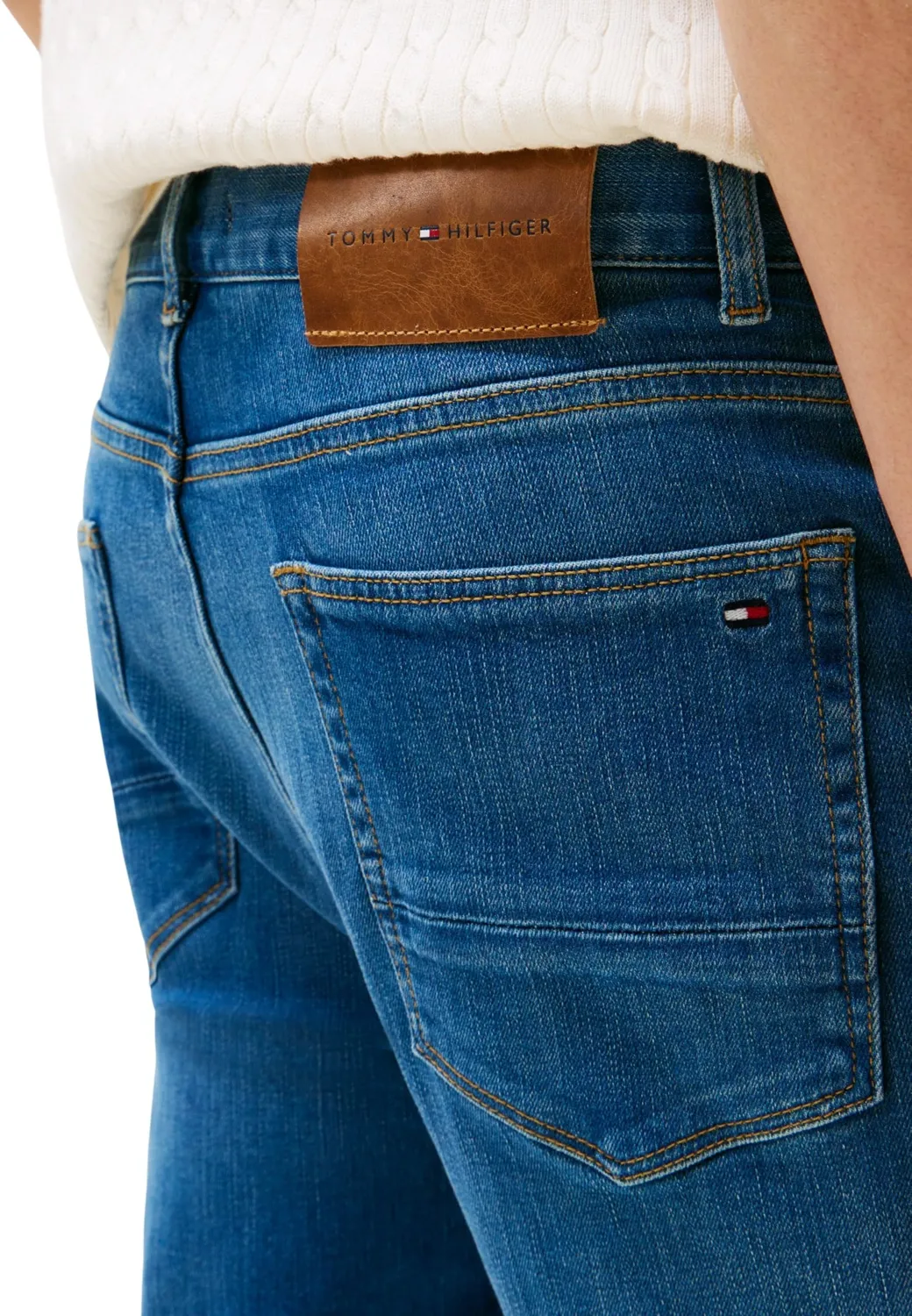 Tommy Hilfiger Bleecker jeans slim uomo 32W/32L elasticizzato