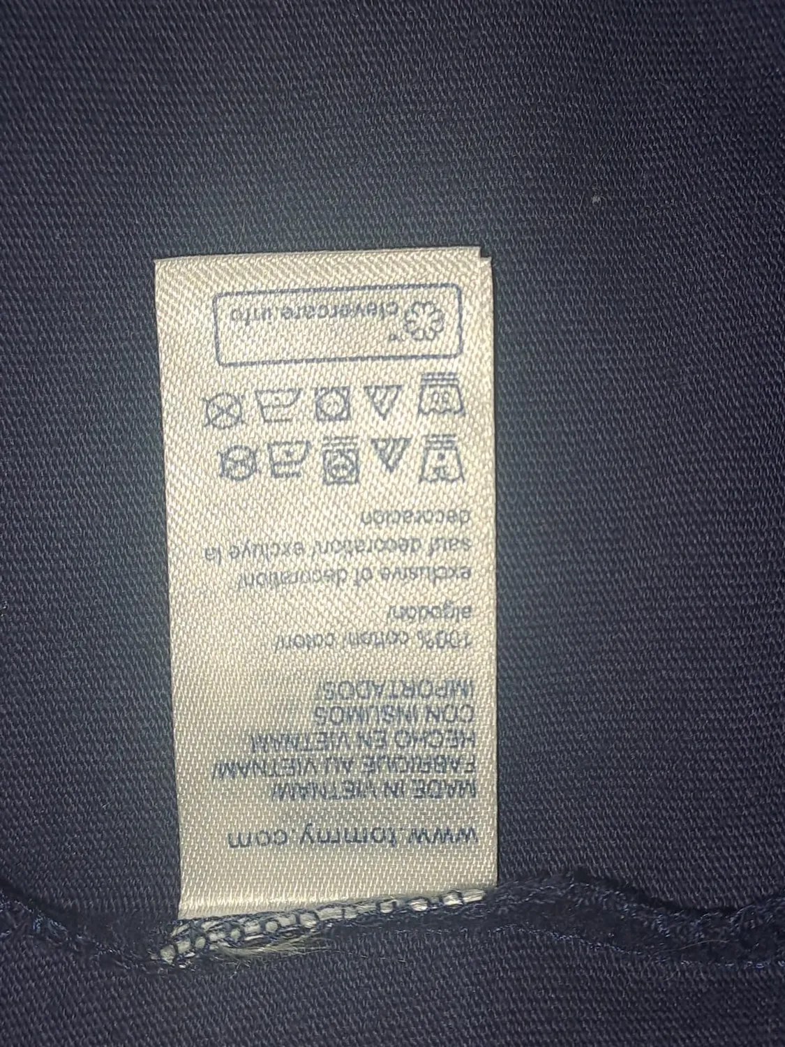 Tommy Hilfiger Core Logo t-shirt uomo nera cotone