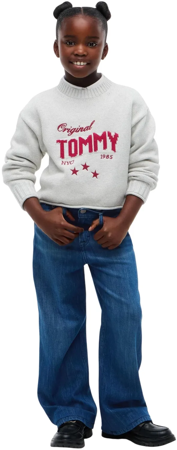 Tommy Hilfiger Mabel KG0KG09628 Maglione Bambina 14 Anni Denim