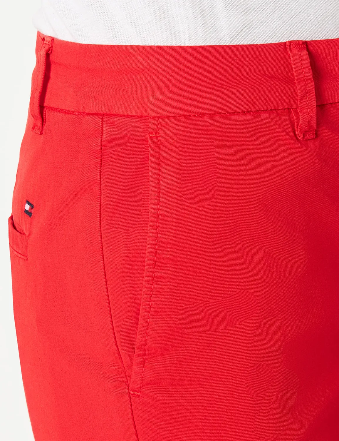 Tommy Hilfiger WW0WW37763 Pantaloni Chino Donna 46 Slim
