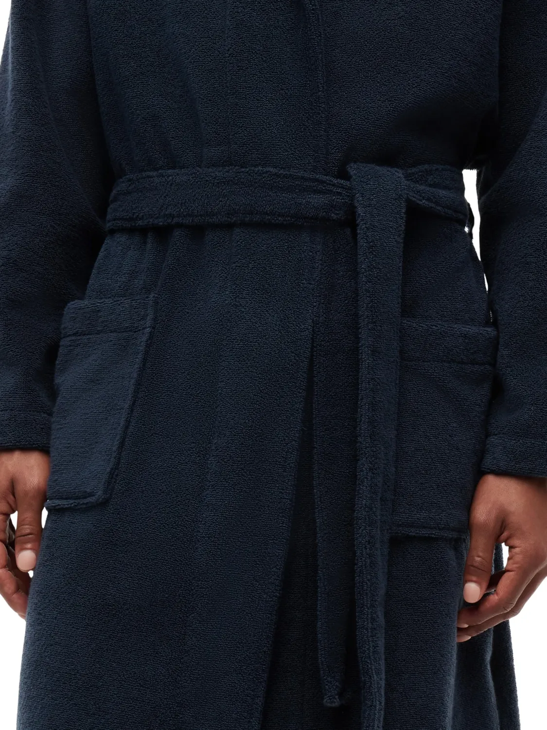 Tommy Hilfiger accappatoio uomo cotone XL blu navy
