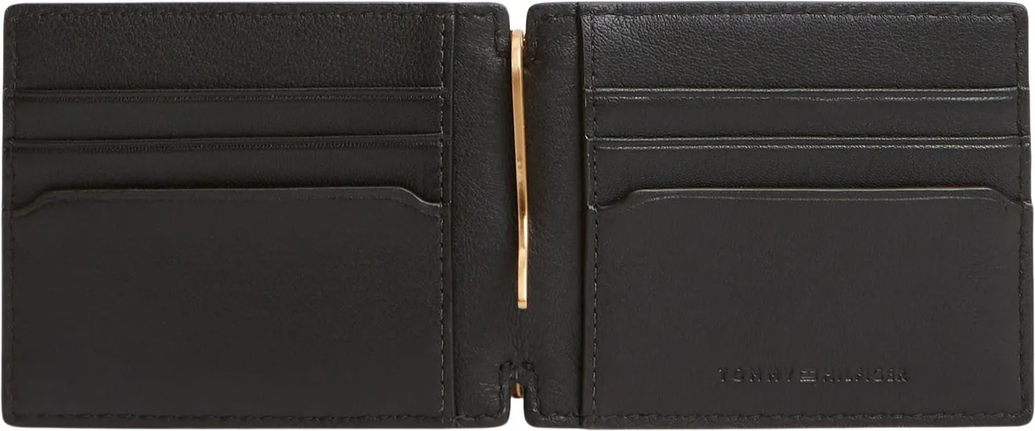 Tommy Hilfiger AM0AM14840 portafoglio slim nero mini