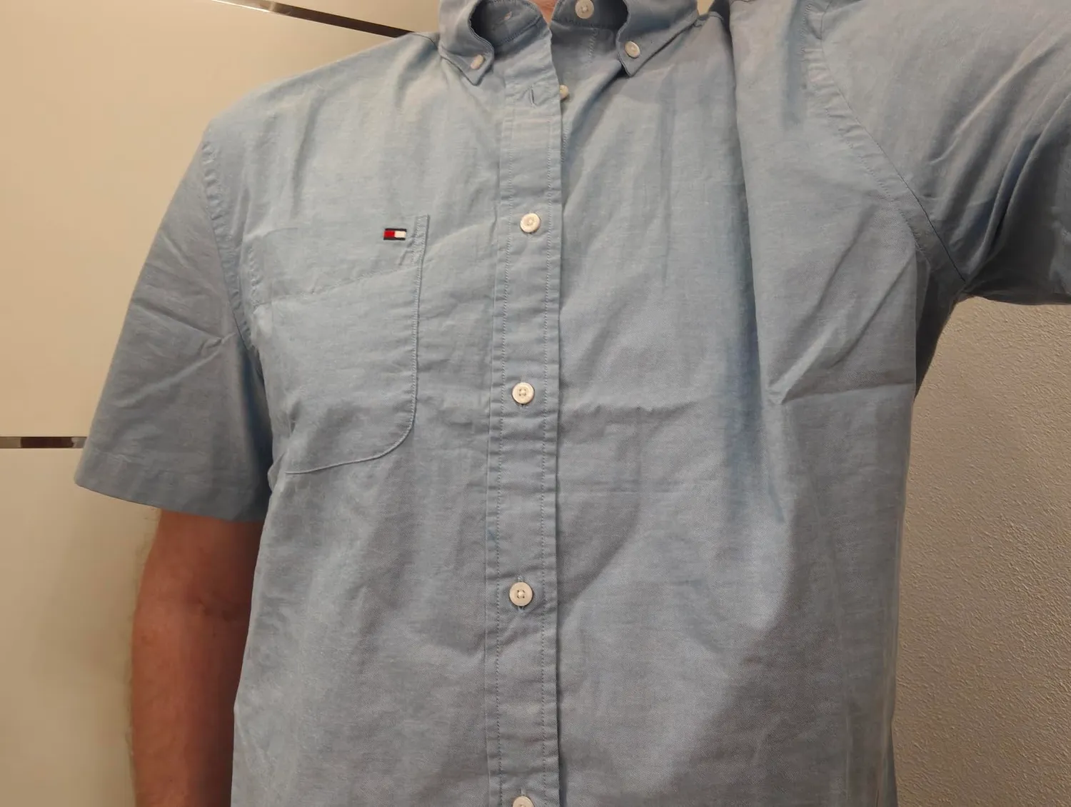 Tommy Hilfiger Oxford MW0MW42285 camicia uomo corte