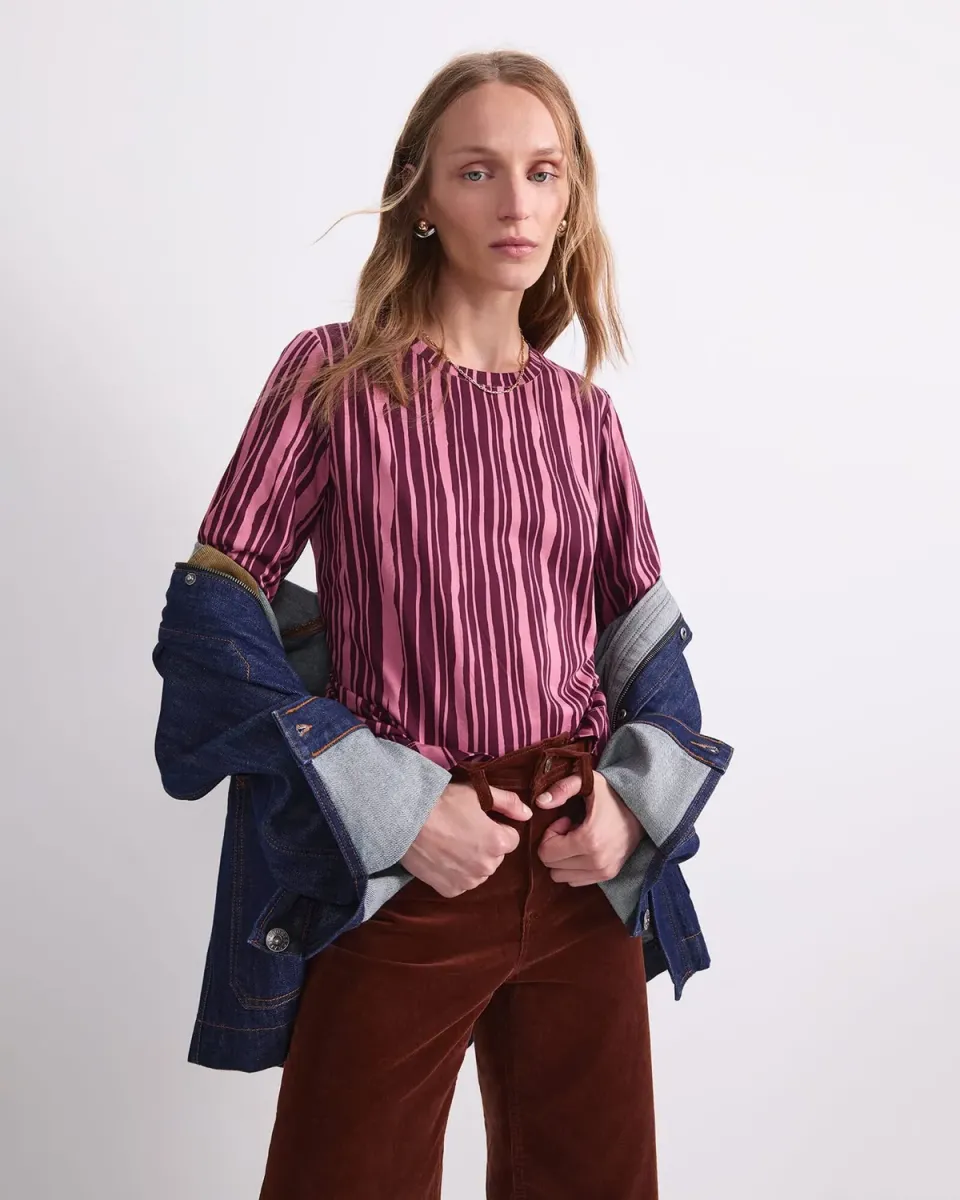 Sportscraft Stripe maglia maniche 3/4 righe