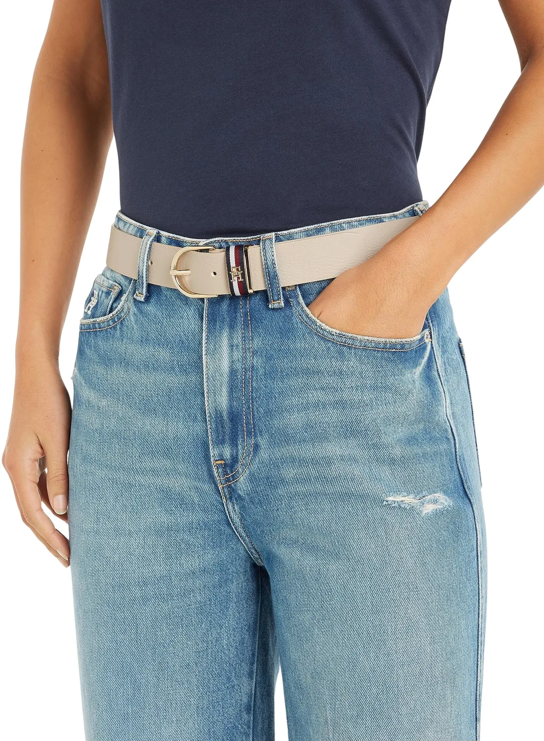 Tommy Timeless AW0AW14942 cintura donna 85 pelle