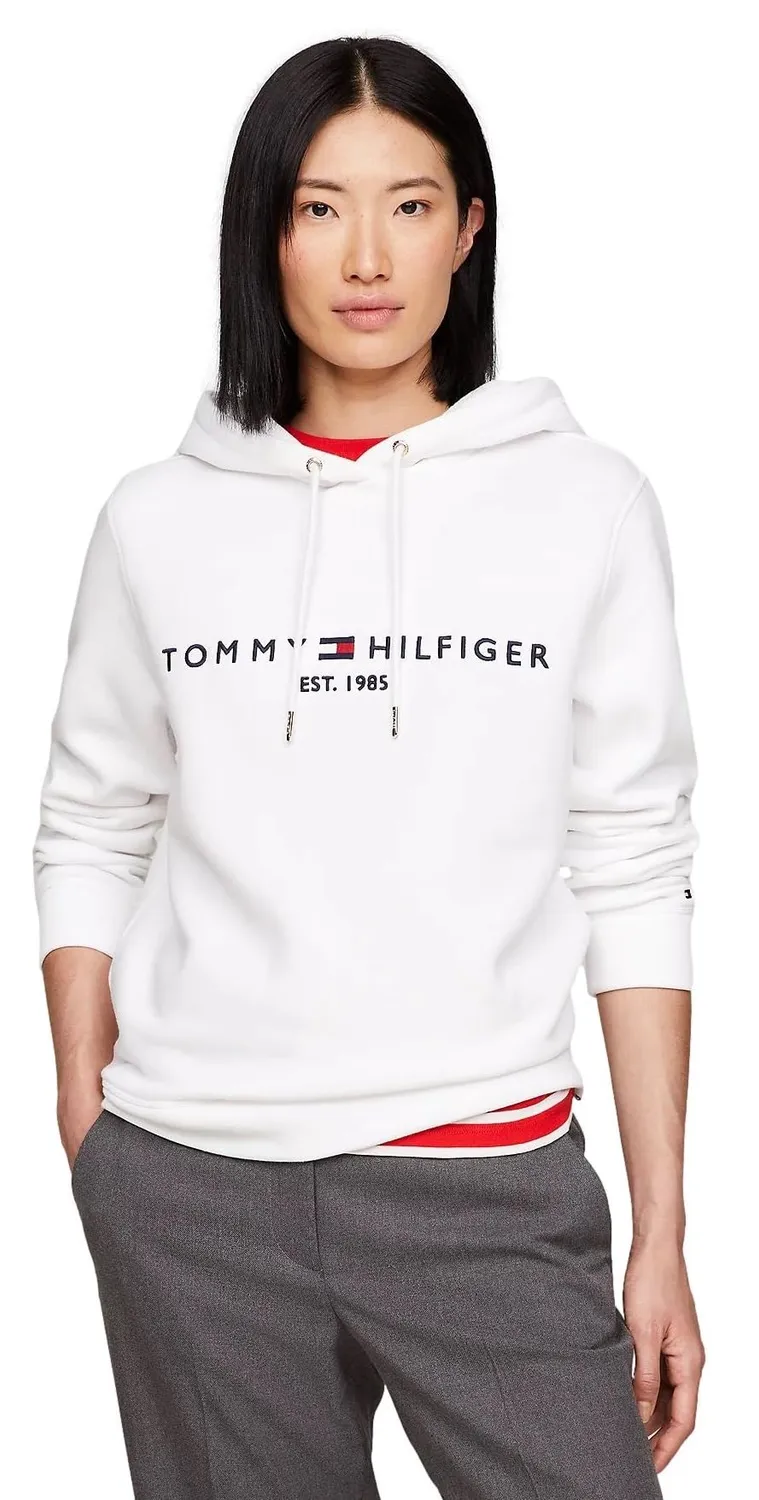 Tommy Hilfiger Felpa Donna con Cappuccio Rosa Pastel Pink XS