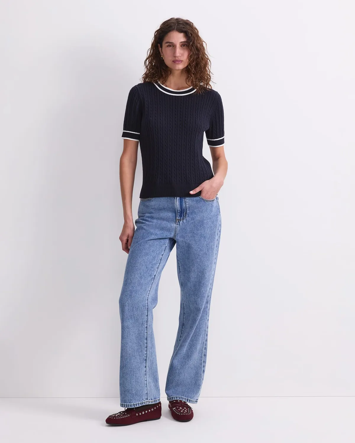 Sportscraft Elka Baby Cable Knit maglione cotone