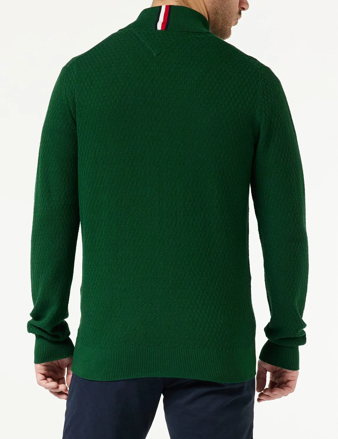 Tommy Hilfiger Cross Structure MW0MW29030 cardigan uomo con zip