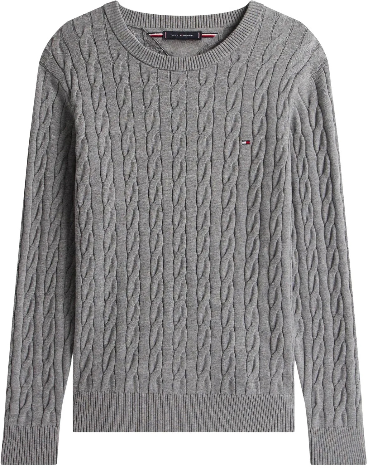 Tommy Hilfiger Classic Cotton Cable MW0MW33132 maglione cotone nero