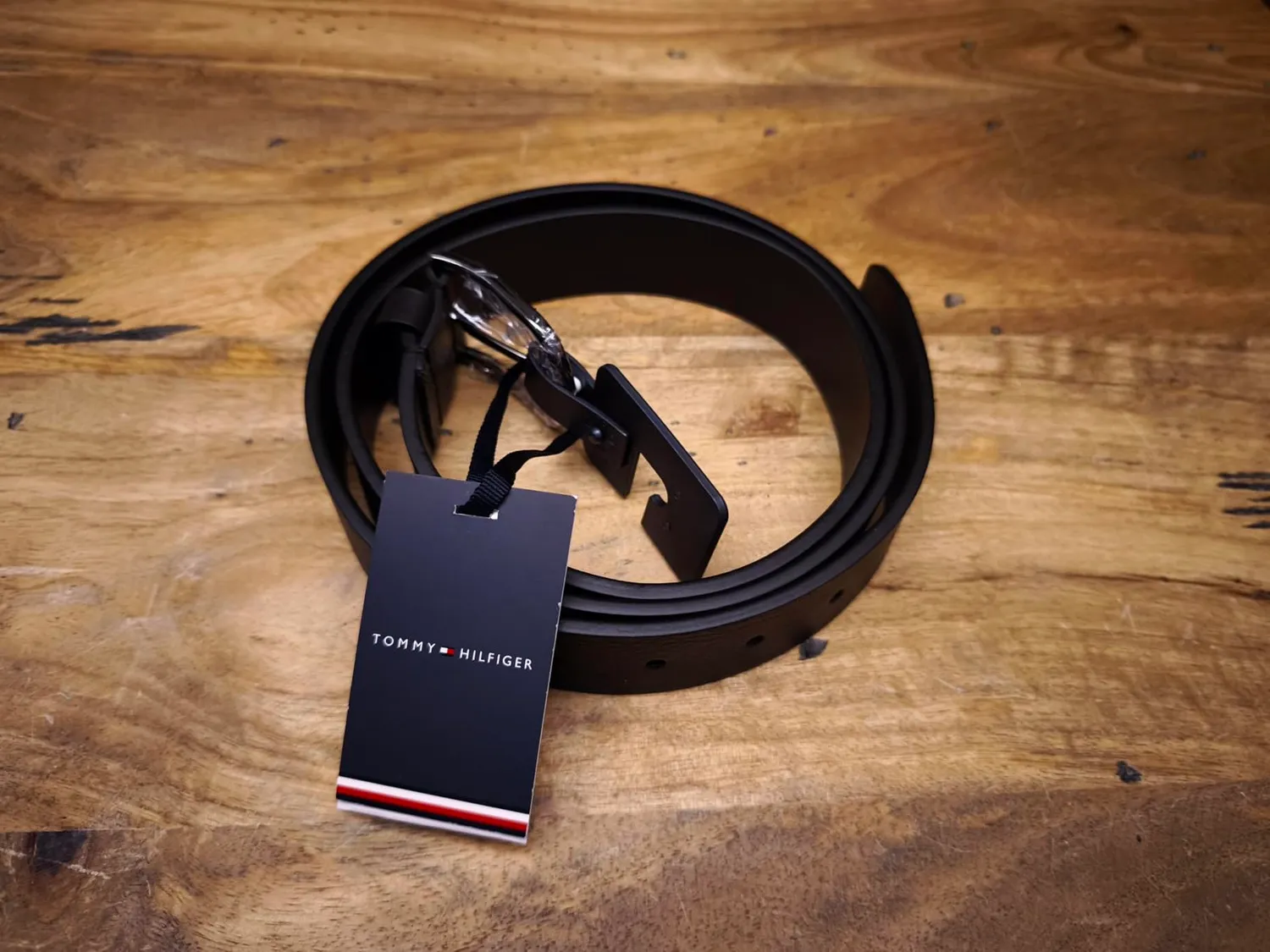 Tommy Hilfiger TH Archive Buckle Soft Leather AM0AM14174 cintura 95 pelle