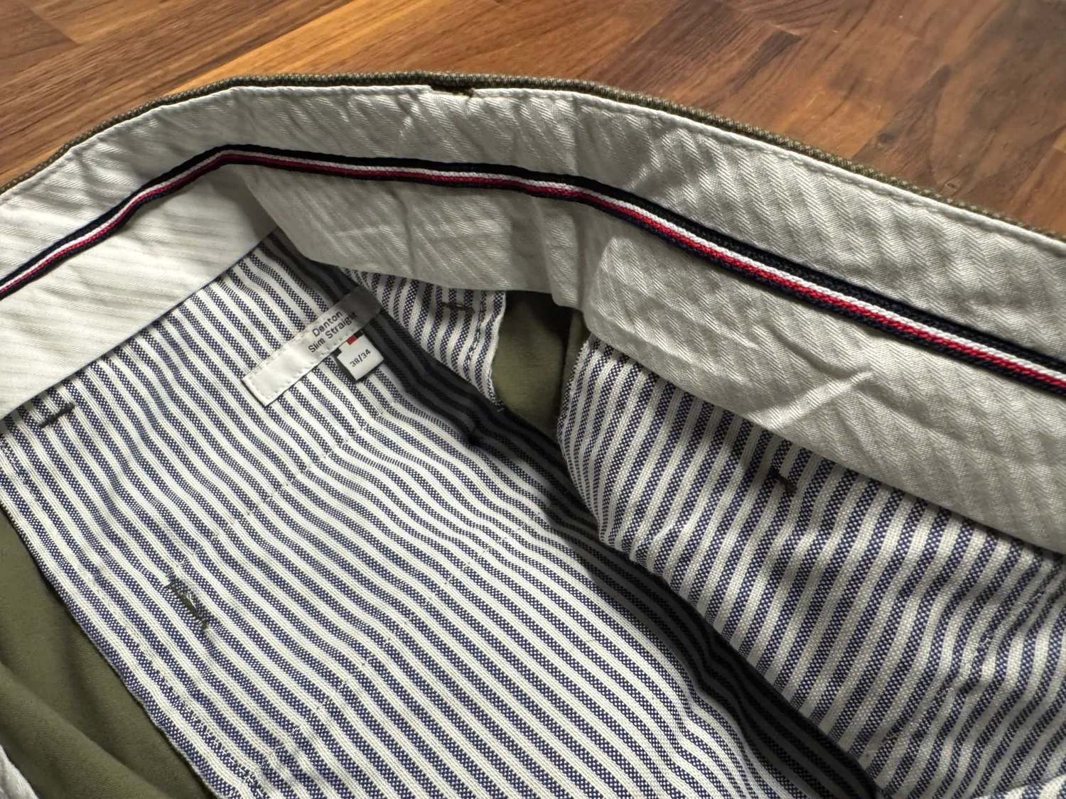 Tommy Hilfiger Denton MW0MW44330 chino uomo 34W/32L stampato