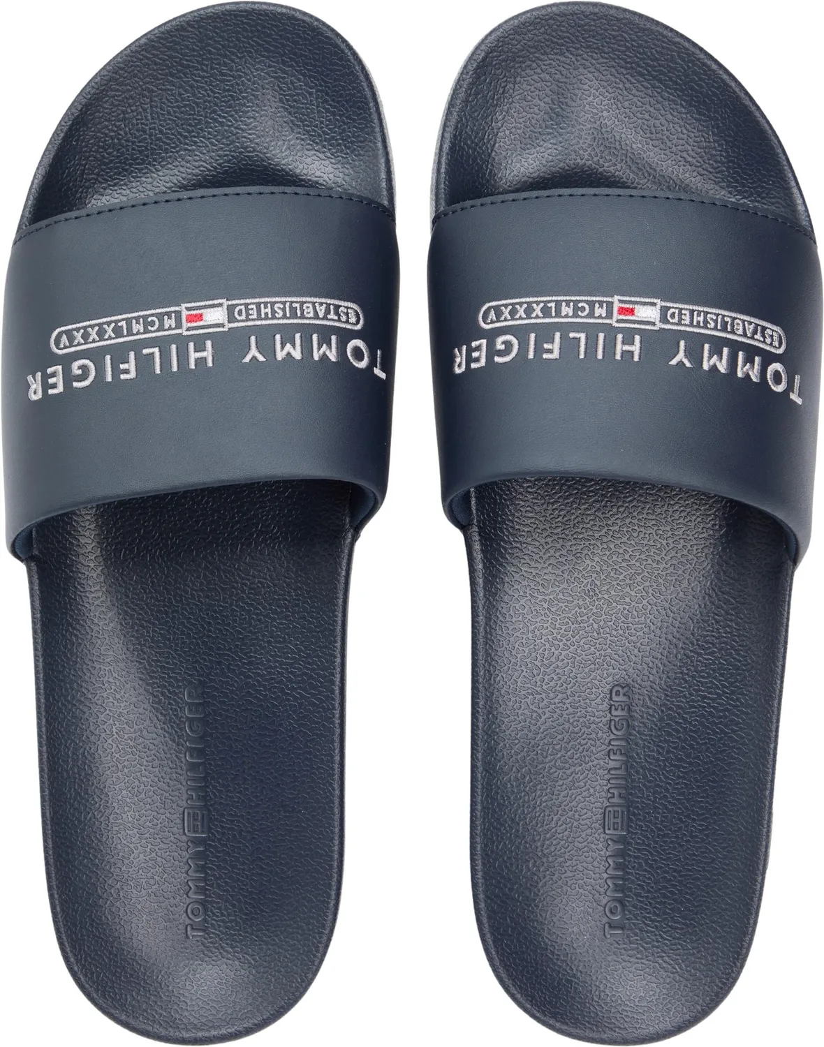 Tommy Hilfiger Raised Pool Slide Ciabatte Uomo 44 EU nere