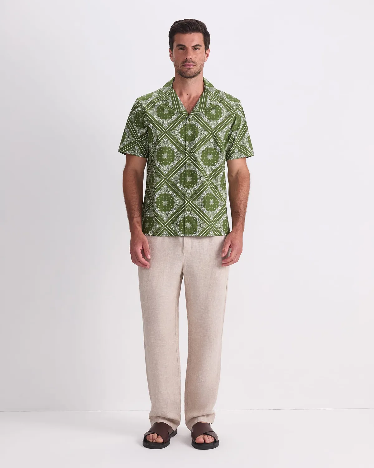 Sportscraft Bandana Resort camicia cotone manica corta