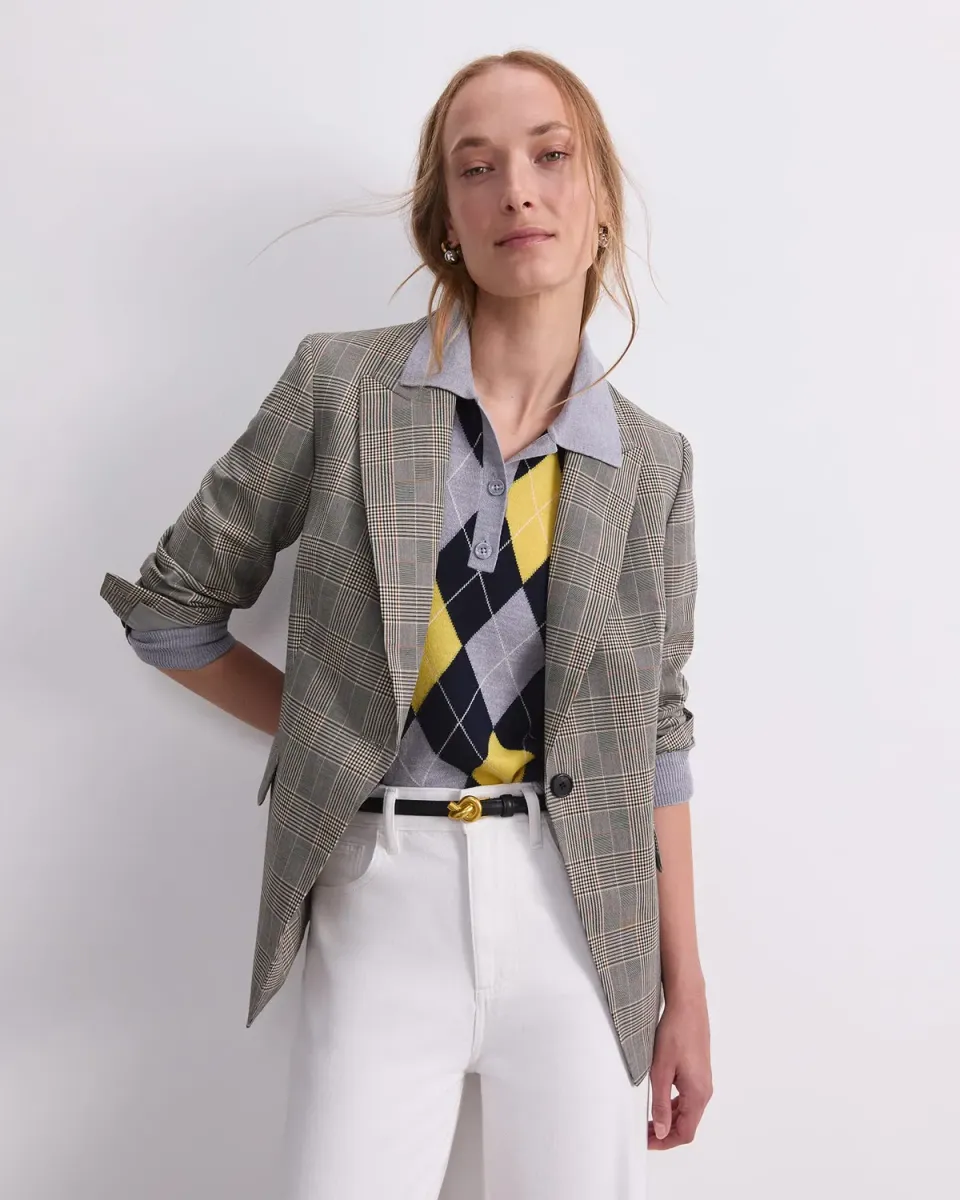 Sportscraft Chelsea Check giacca quadri monopetto