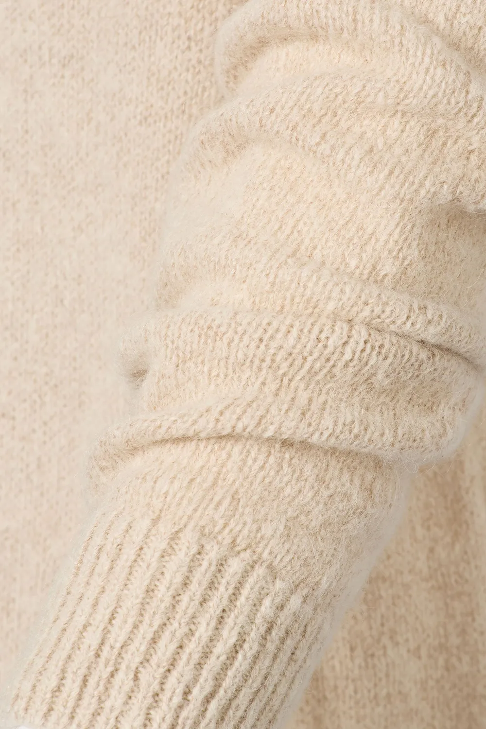 Massimo Alba Bruce maglia girocollo magnolia baby alpaca