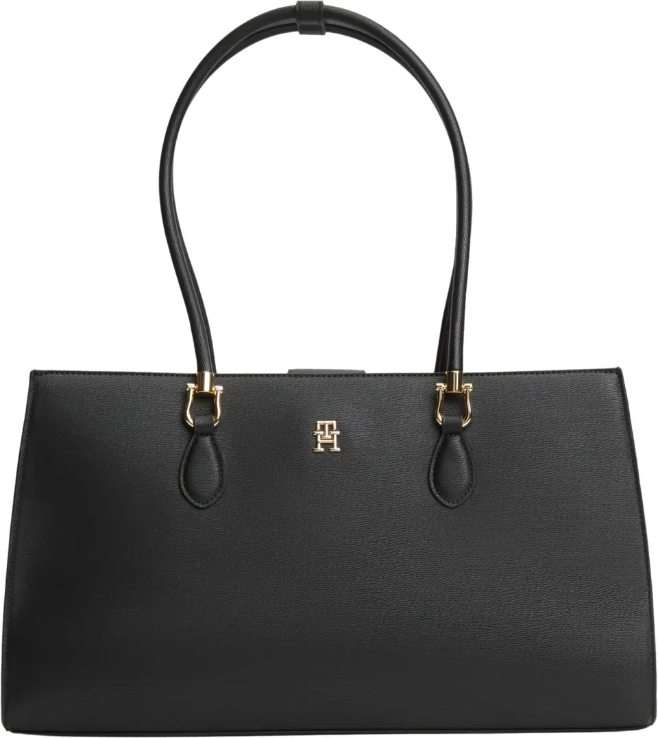 Tommy Hilfiger Grace Satchel AW0AW18750 Borsa Nera