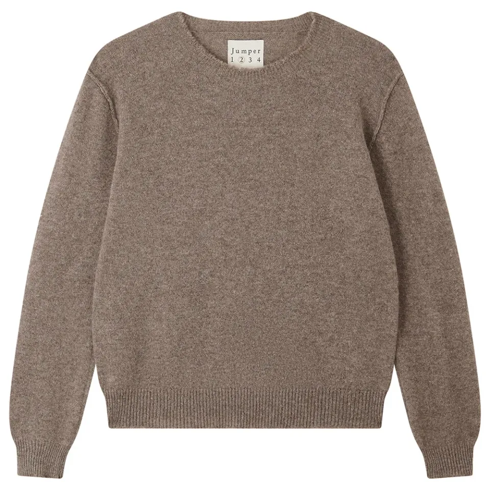 Jumper 1234 Distressed Crew maglione cashmere moose