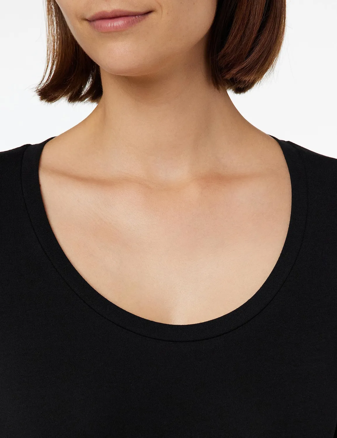 Tommy Hilfiger Slim Modern Basic t-shirt donna maniche lunghe