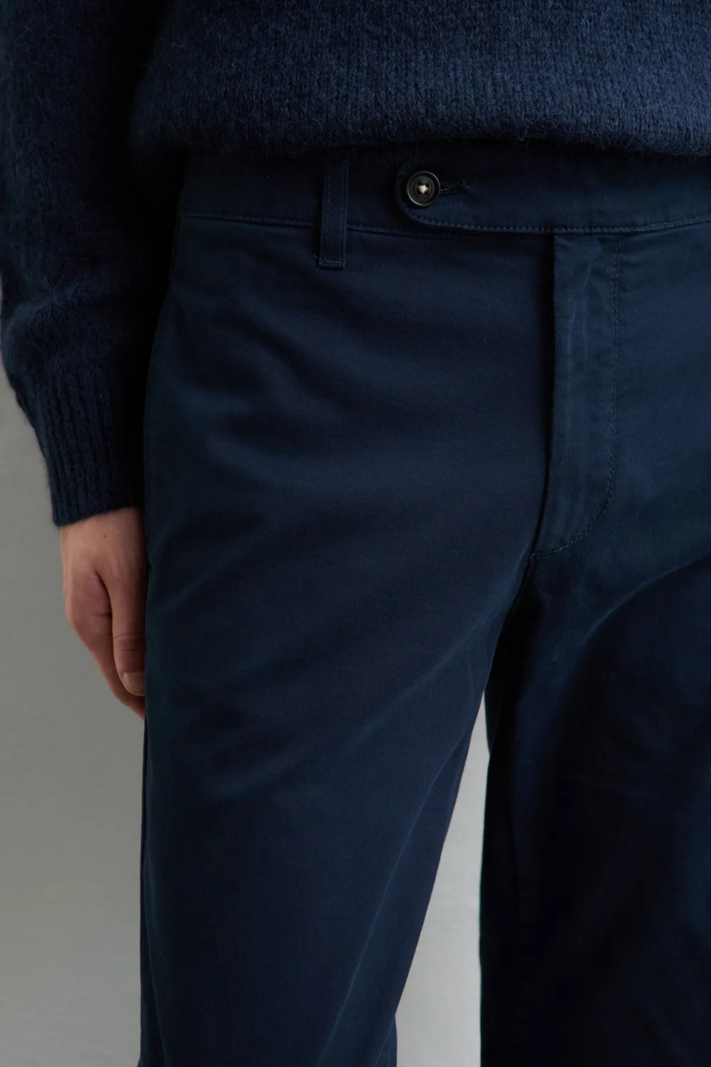 Massimo Alba Winch2 pantaloni gabardine blu
