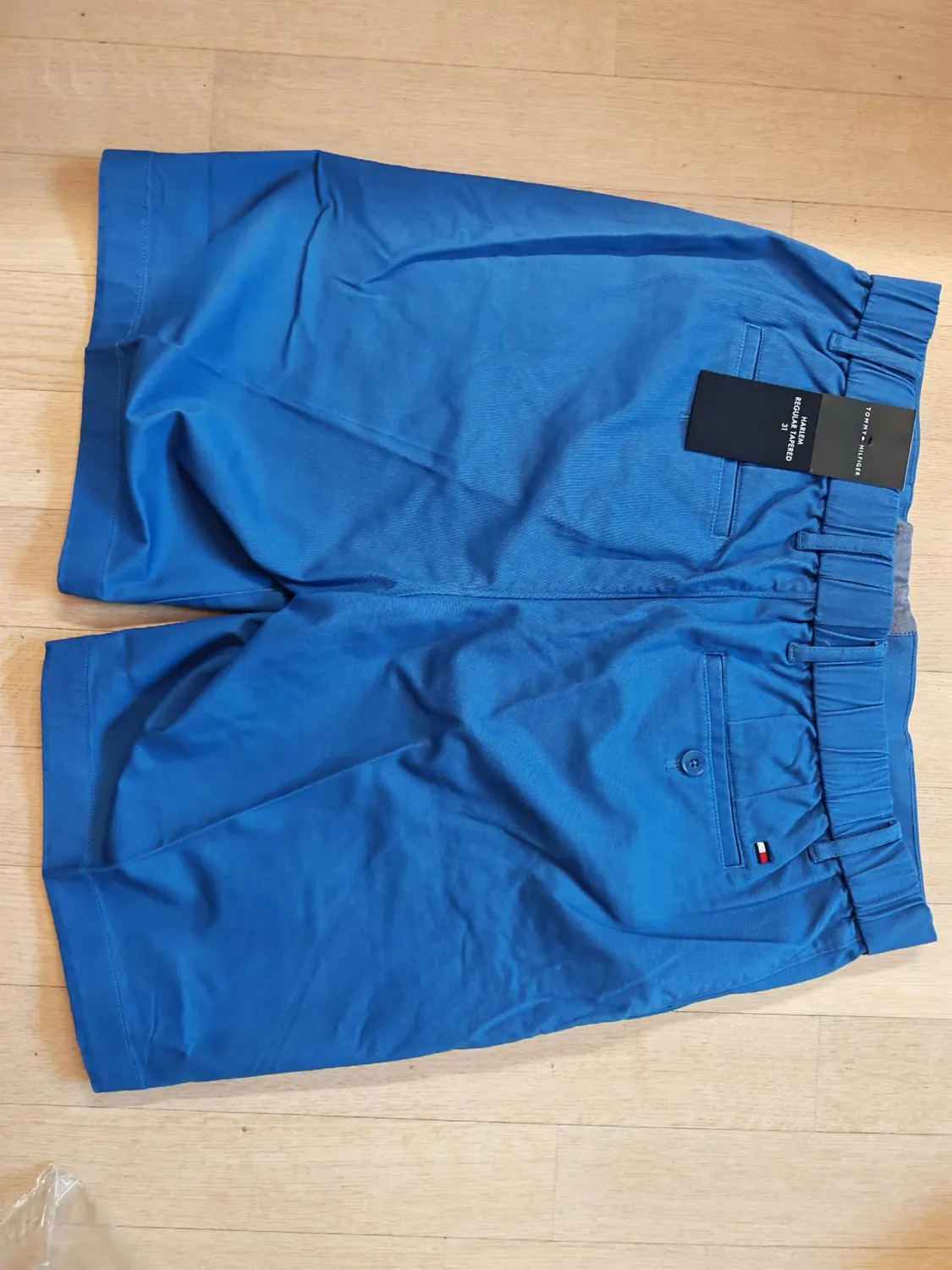 Tommy Hilfiger Harlem MW0MW42294 shorts chino uomo cotone blu