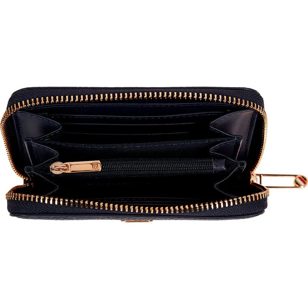 Tommy Hilfiger TH Emblem Medium portafoglio blu Space Blue