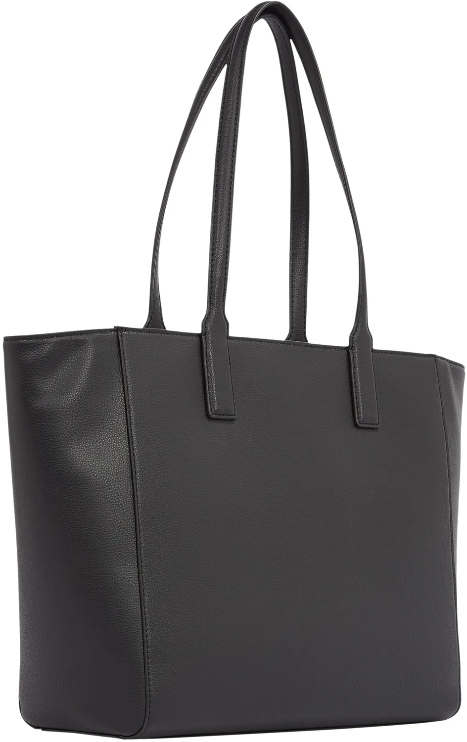 Tommy Hilfiger Soft Logo Tote Bag Nera con Zip