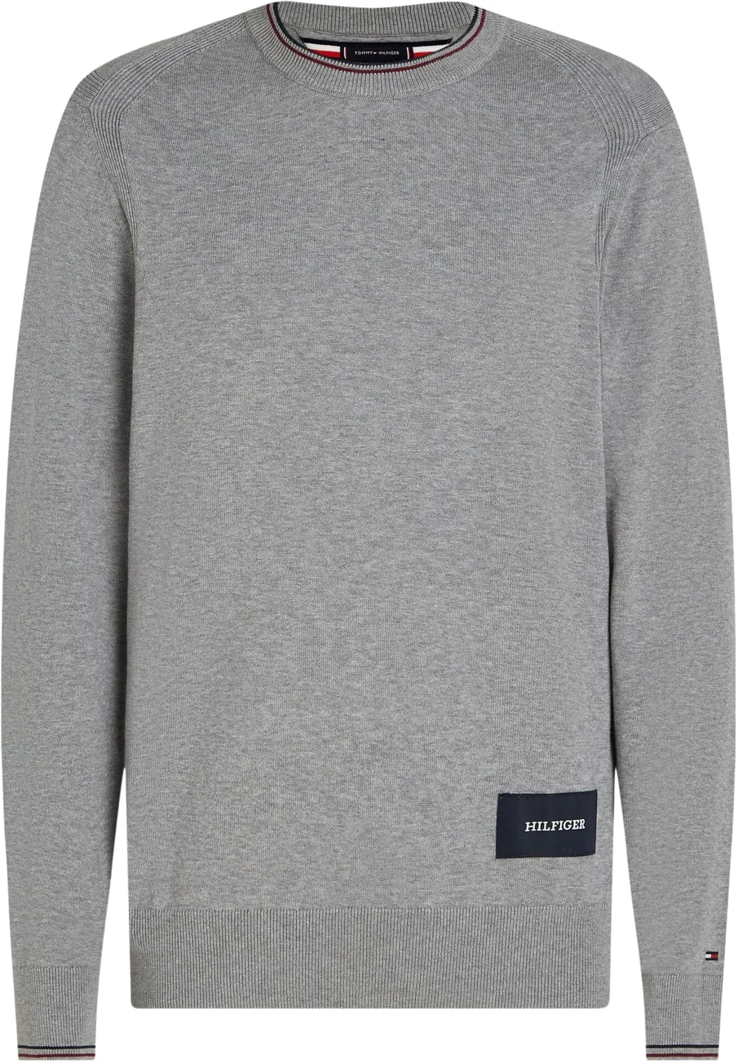 Tommy Hilfiger Crew Neck maglione uomo bianco girocollo
