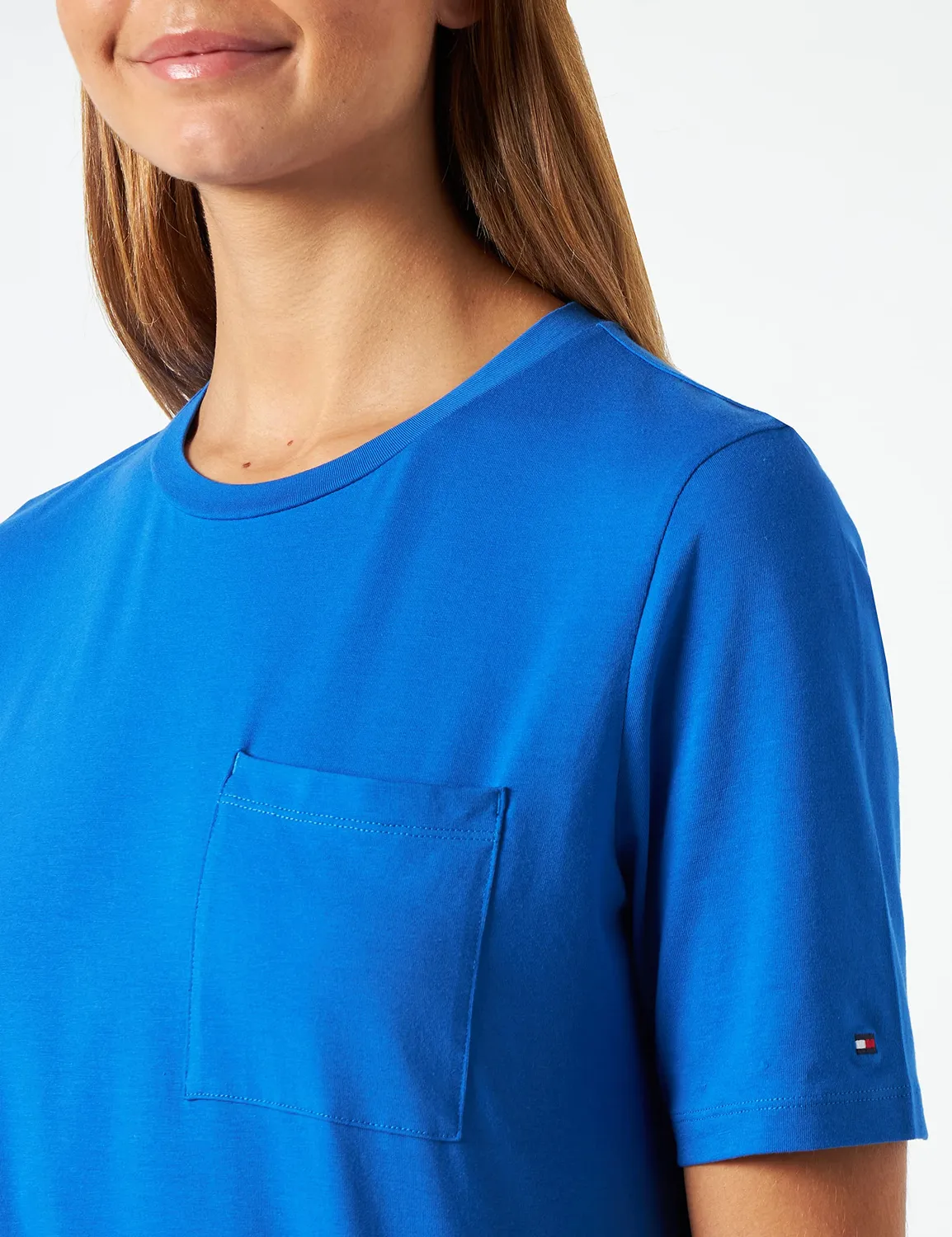 Tommy Hilfiger t-shirt maniche corte donna scollo rotondo cotone
