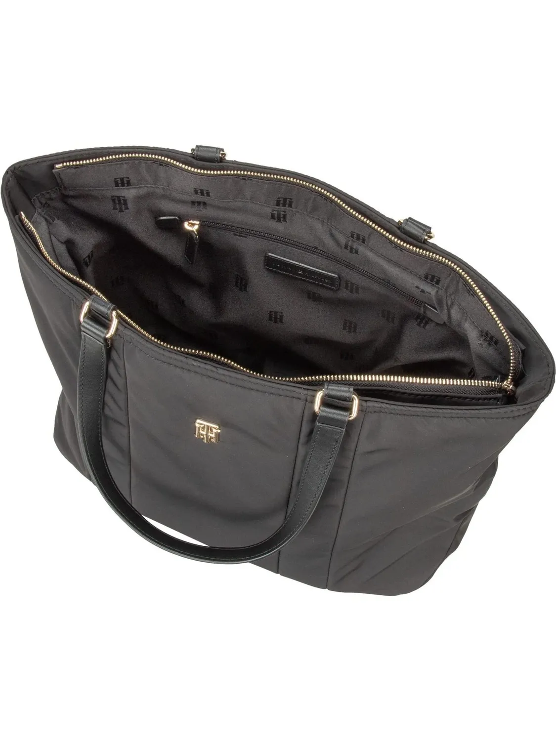 Tommy Hilfiger My Tommy Tote Borsa Donna Nera Zip