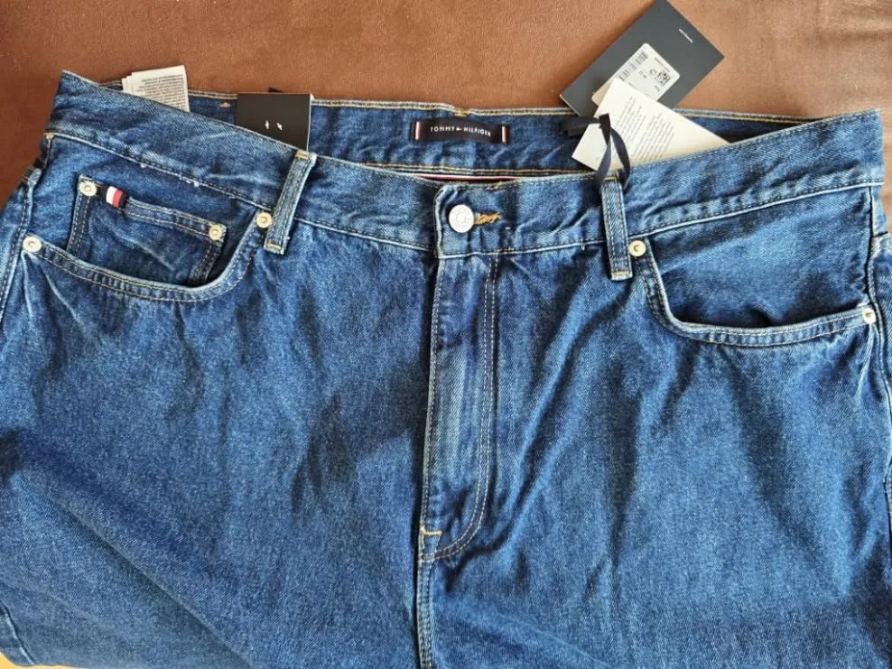 Tommy Hilfiger MW0MW42328 jeans uomo 36W/32L blu