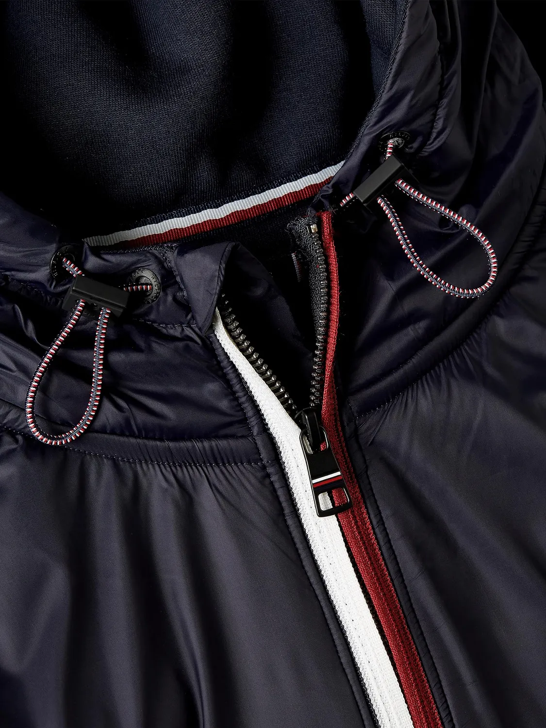 Tommy Hilfiger felpa zip uomo XS blu Desert Sky