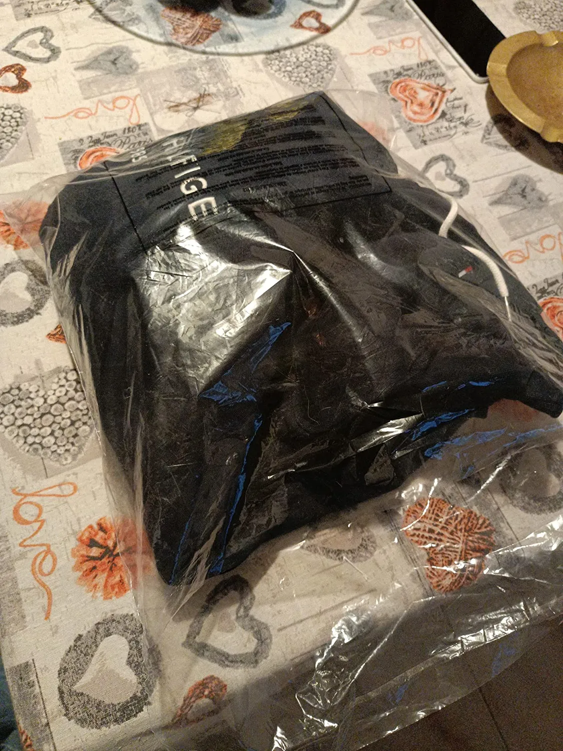 Tommy Hilfiger Core Tommy Logo felpa cappuccio uomo nera