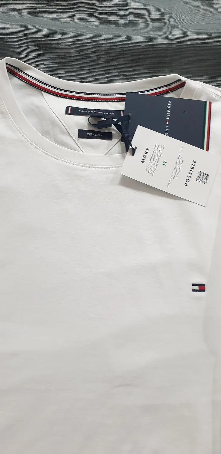 Tommy Hilfiger MW0MW10804 camicia slim uomo nera stretch
