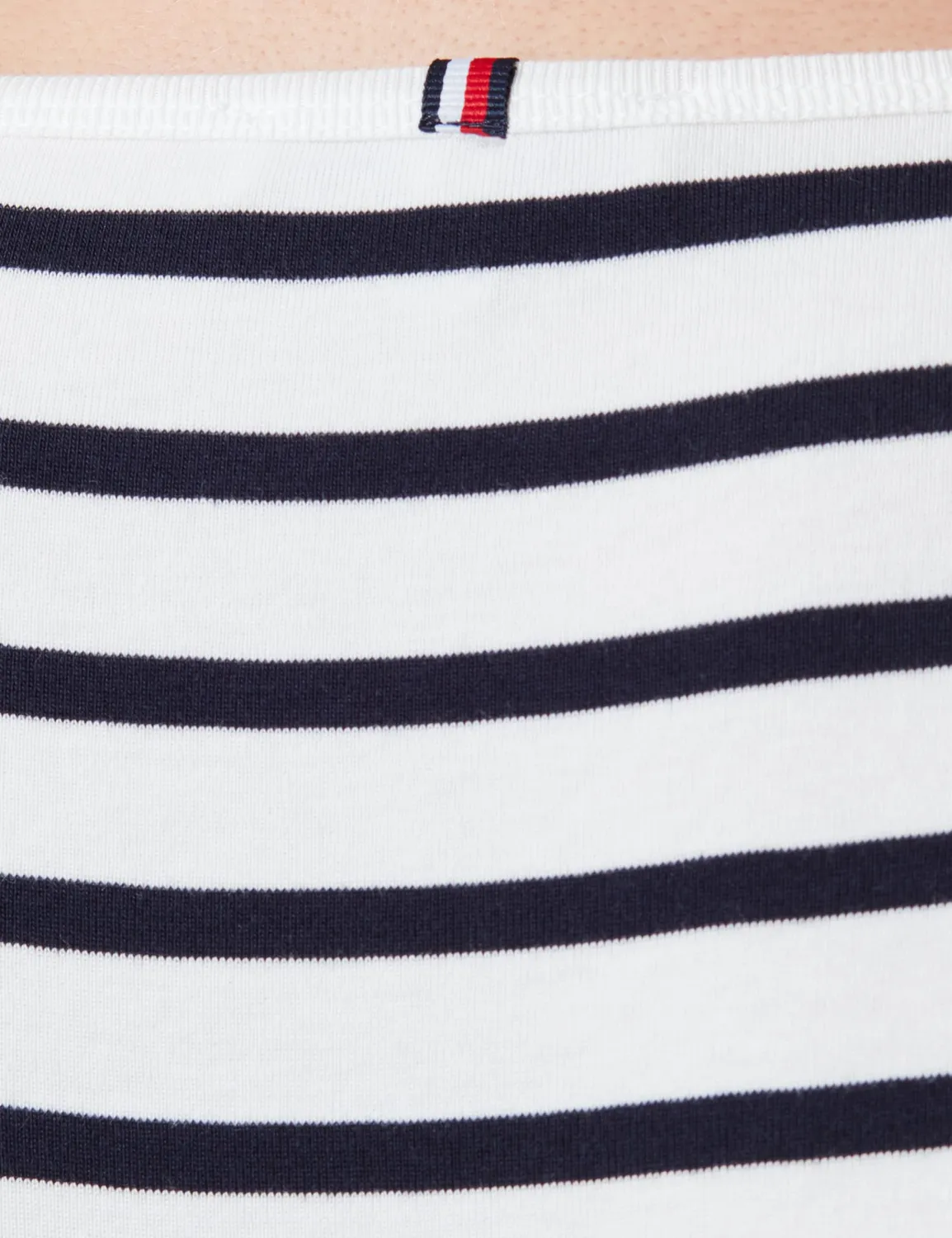 Tommy Hilfiger maglia donna maniche lunghe bianca 46 righe