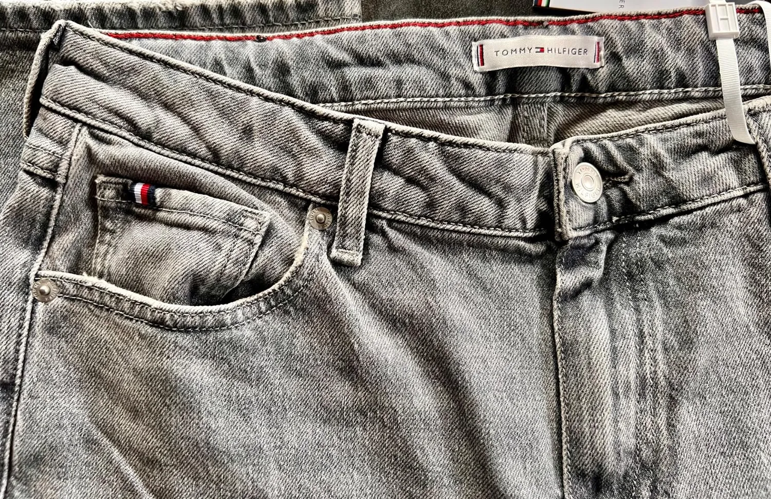 Tommy Hilfiger Noe Straight jeans donna gamba dritta blu